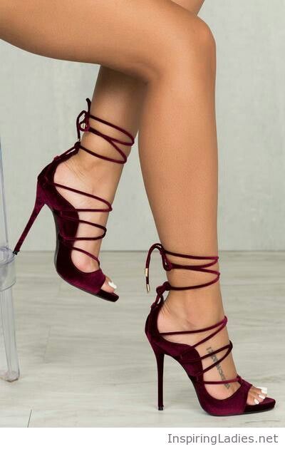 Nice High Heels that I love | Inspiring Ladies | Lace up heels .