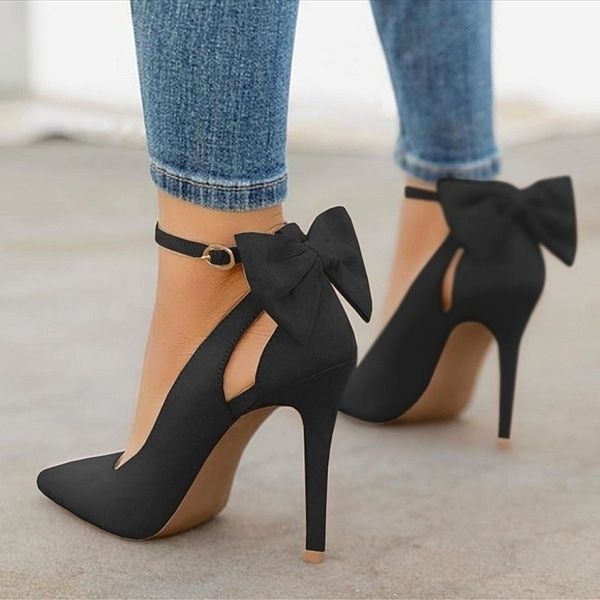 High-front pumps for women