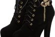 Amazon.com | Susanny Womens Sexy Martin Boots Platform Chunky High .