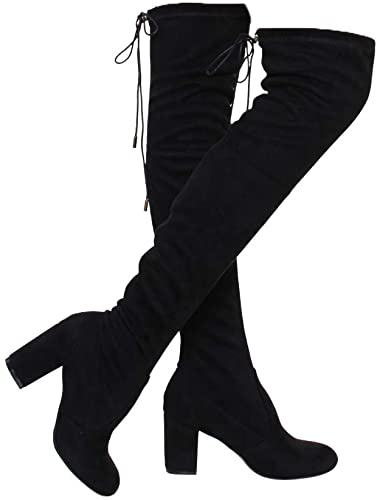 Amazon.com | ShoBeautiful Women's Thigh High Boots Stretchy Over .