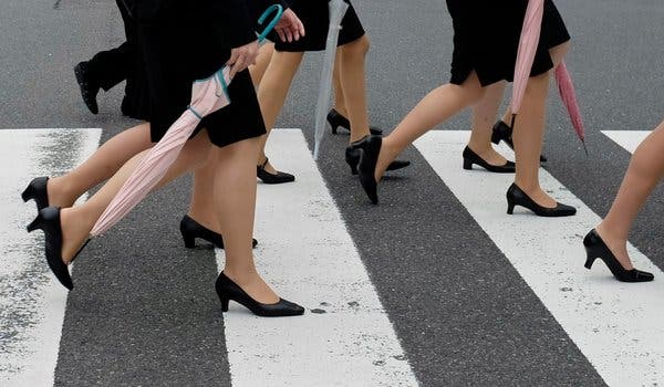 Japanese Women Want a Law Against Mandatory Heels at Work - The .