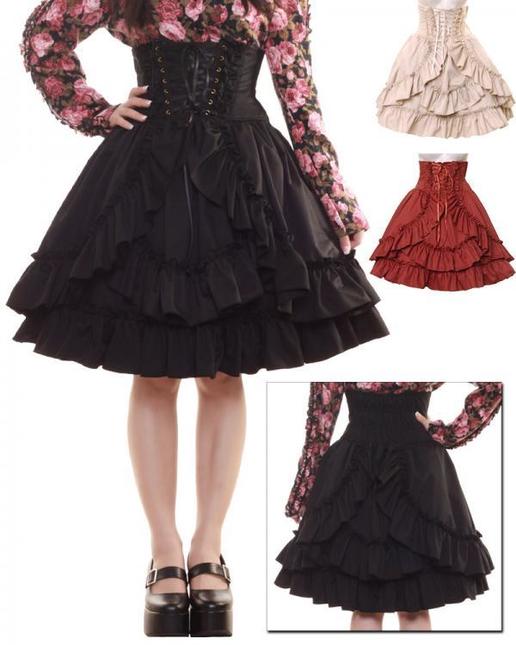 Bodyline High Waist Corset Skirt - Skirts - Lace Market: Lolita .