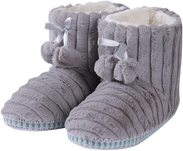 Amazon.com | Forfoot Winter Slippers Booties for Women, Cozy .