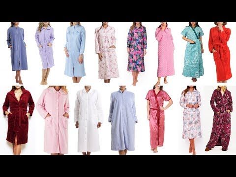 Ladies Housecoat Lounge Coat Robe 2019 Designs | Ladies gown .