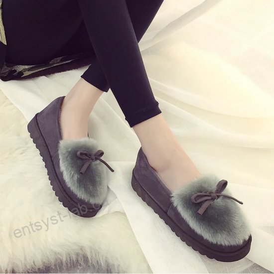 Clothing, Shoes & Accessories Slippers Women's Winter Warm Fur .