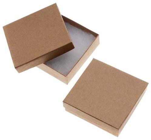 Amazon.com: Beadaholique 16-Piece Kraft Square Cardboard Jewelry .