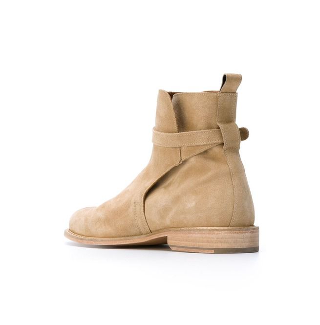 Handmade Mens Fashion Jodhpur Boots, Mens Beige Color | RebelsMark