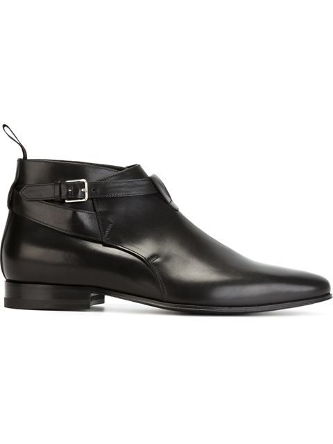 Shop Saint Laurent 'Jodhpur' ankle boots in Bonvicini from the .