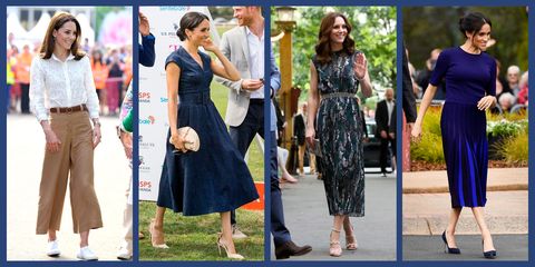 Kate Middleton & Meghan Markle Summer Outfits - Royal Style .