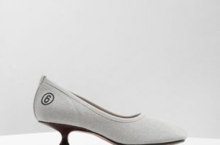 Maison Margiela Logo Anatomic Kitten Heels Women | Maison .