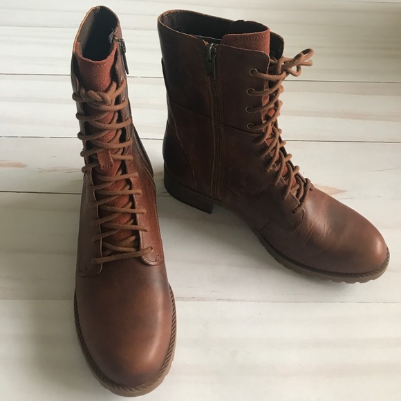 Timberland Shoes | Womens Leather Lace Up Boots Banfield | Poshma