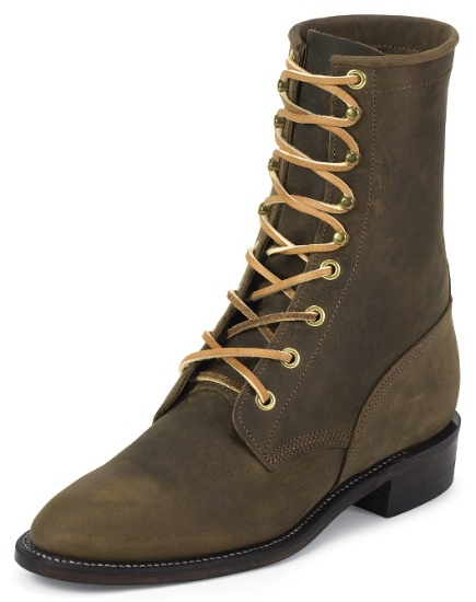 Justin L0555 Ladies Classic Lace-Up Boot with Bay Apache .
