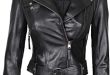 Black Leather Jacket Women - Real Lambskin Quilted Leather Jacket .