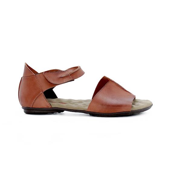 Gladiator Women's Sandals | Brown Leather Sandals for Women - DE WU