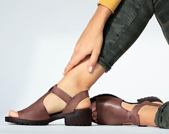 Leather sandal women | Et