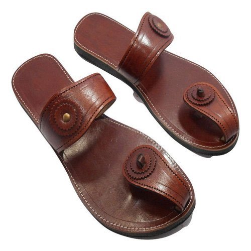 Casual Brown Fancy Ladies Leather Slippers, Size: 36-42, Rs 245 .