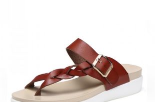 Buy Summer Sandals Slippers For Women Genuine Leather Ladies Shoes .