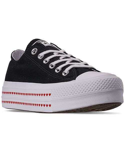 Converse Women's Chuck Taylor All Star Lift Love Fearlessly Low .
