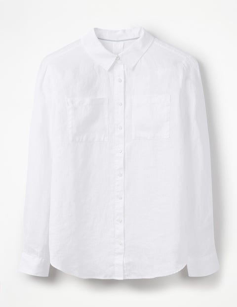 Linen Shirt - White | Boden