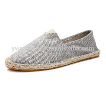 Women Soft Simple 100 Linen Fabric Material Casual Canvas Shoes .