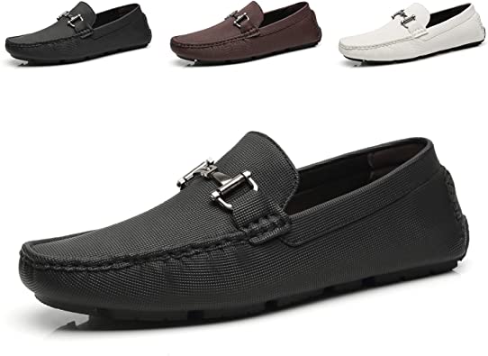 Amazon.com | Faranzi Mens Penny Loafers Driving Moccasins Slip on .