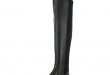 Buy Saint G Womens Black Napa Leather Long Boots, Tunit Sole Tall .