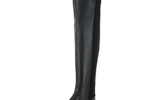 Buy Saint G Womens Black Napa Leather Long Boots, Tunit Sole Tall .