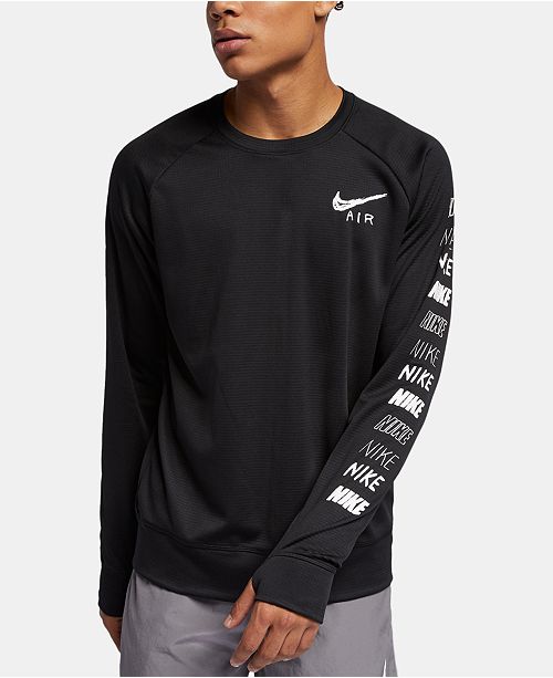 Nike Men's Pacer Dri-FIT Long-Sleeve Running T-Shirt & Reviews - T .