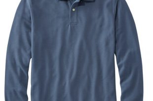 Men's Premium Double L® Polo, Long-Sleeve Without Pock