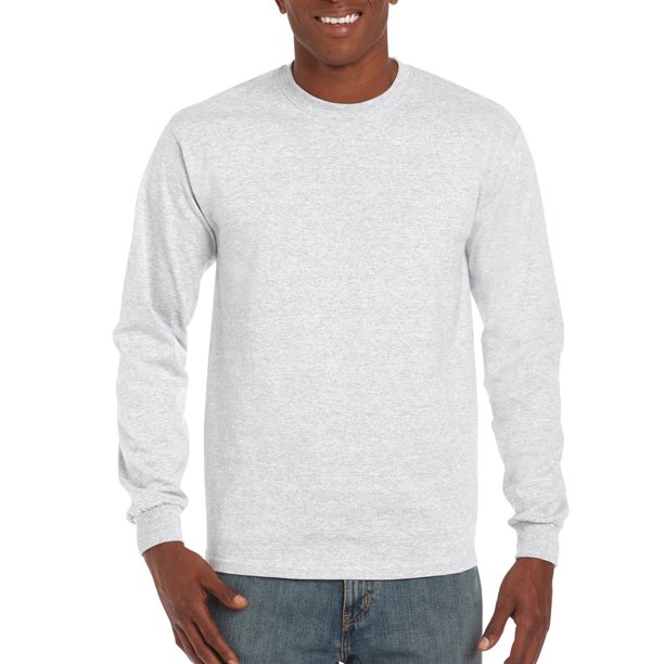 Gildan - Gildan Mens Ultra Cotton Classic Long Sleeve T-Shirt .