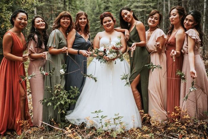 Fall Bridesmaid Dresses in 2020 | Bridesmaid dresses boho, Fall .