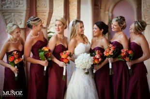 Love these bridesmaid dresses! Don't have to be strapless though .