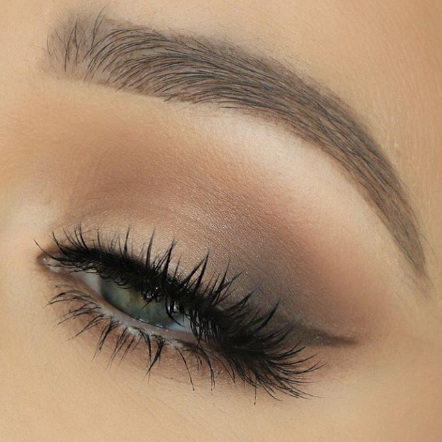 Soft Wing using the Too Faced Natural Matte Eyes Palette. Lashes .