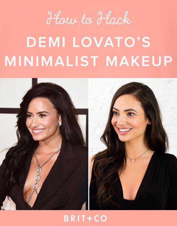How to Hack Demi Lovato's Minimalist Makeup from the Grammy Awards .