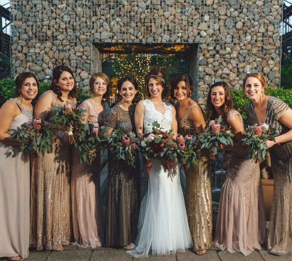 Mismatched Winter Bridesmaid Dresses That Inspire - mywedding .