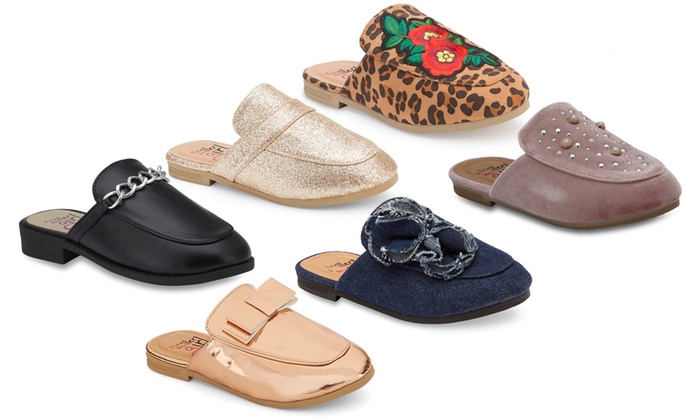 Up To 40% Off on Olivia Miller Kids' Mule Shoes | Groupon Goo