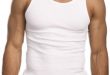 2 Men's Gem Rock White A-shirts Rib Tank Top Muscle Shirts Size 4x .