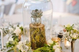 58 Inspiring And Natural Woodland Wedding Centerpieces | Woodland .