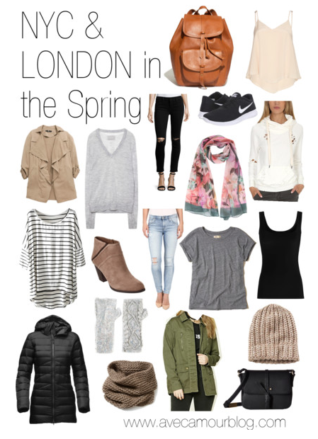 Packing for New York & London in the Spring in a Carry On | Travel .