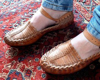Opanke Women's Shoe | Leather moccasins, Leather shoes, Sho