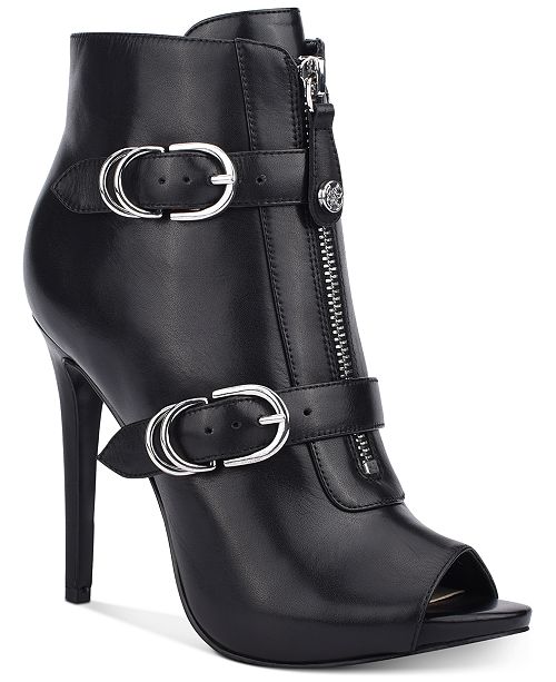 GUESS Arden Peep-Toe Dress Booties & Reviews - Boots - Shoes .