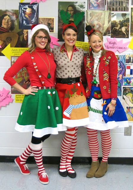 What the Art Teacher Wore #153 | Tacky christmas party, Diy .