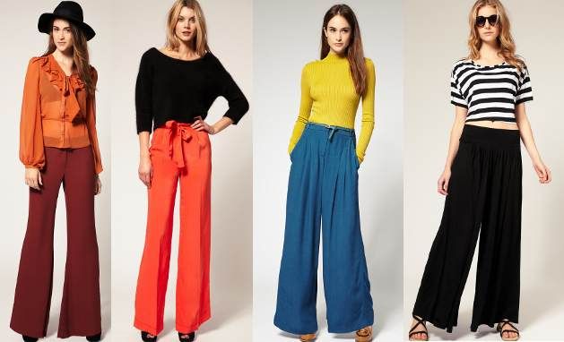 Latest Style Trend - How to wear Palazzo Pants - Touch18 | Fashion .