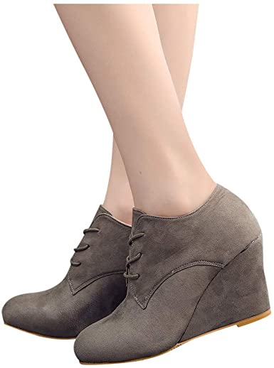 Amazon.com: Women's Wedding Party Shoes Ankle Bare Wedges Boots .