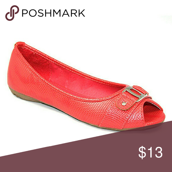 Women Open Toe Ballet Flats, b-1338, Coral Boutique | Women's .