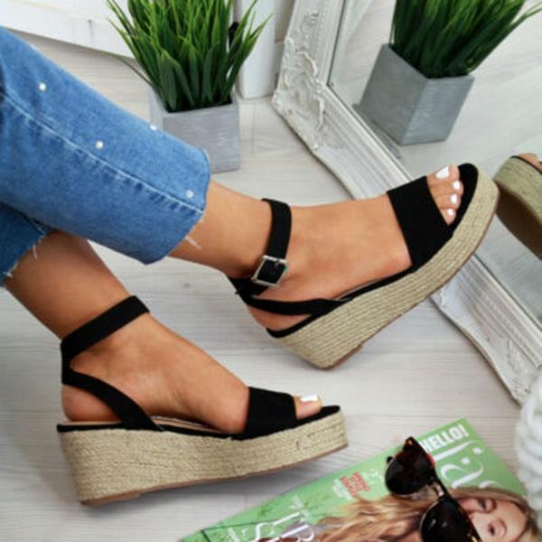 Women's Shoes - Women Sandals NEW Summer Wedges Platform Sandals .