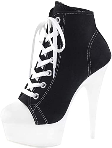 Amazon.com | Pleaser Women's Delight-600SK-02 Platform Shoes .
