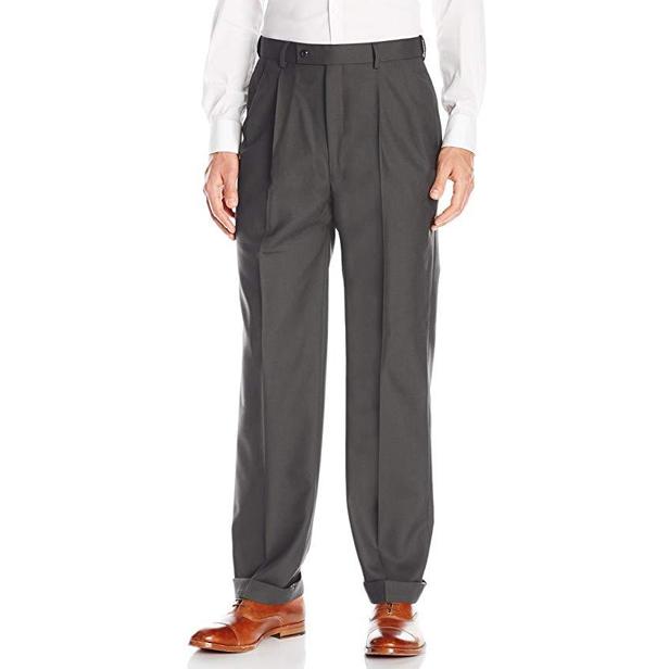 100% Wool Hart Schaffner Marx Pleated Pants - Penne