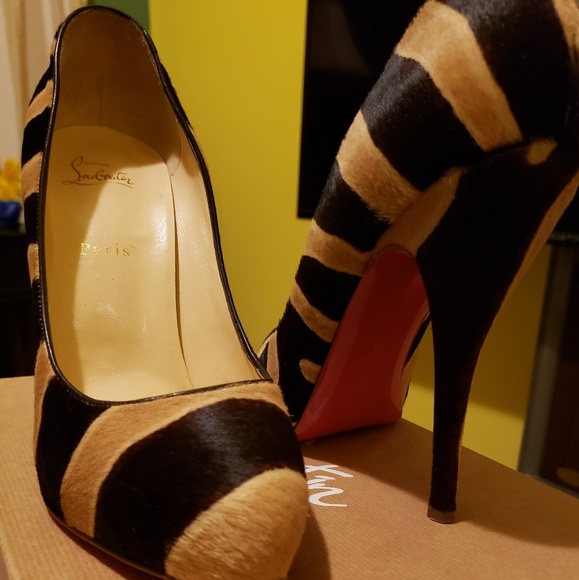 Christian Louboutin Shoes | Feticha 120 Pony Heels | Poshma