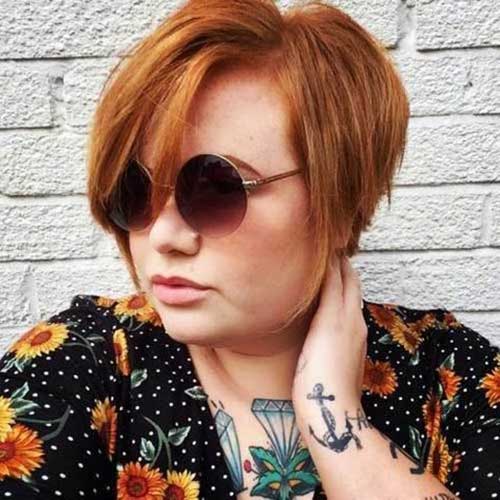30 Best Short Hairstyles for Fat Faces and Double Chins - Short .